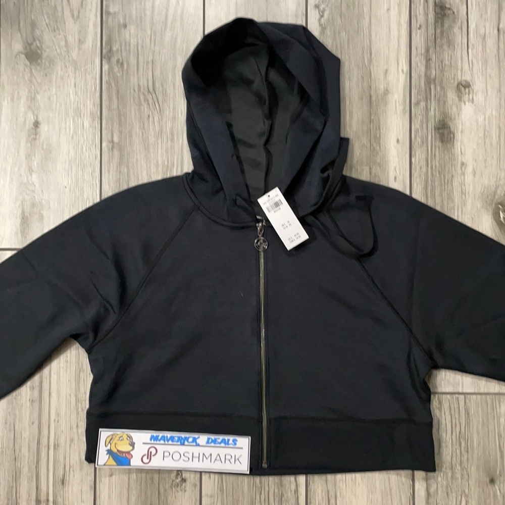 NWT Hollister Gilly Hicks Crop Full-Zip Hoodie